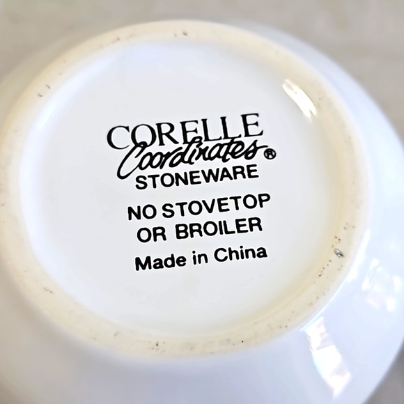 Corelle Coordinates Stoneware Coffee Creamer Pot Pitcher SHADOW IRIS - Picture 7 of 7